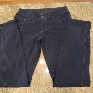 Kuhl Black Hiking Cargo Pants with Stitching